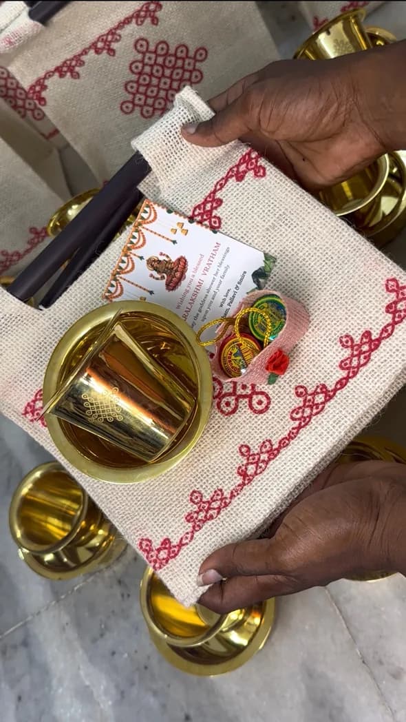 Varalakshmi Pooja Combo — Davara Set