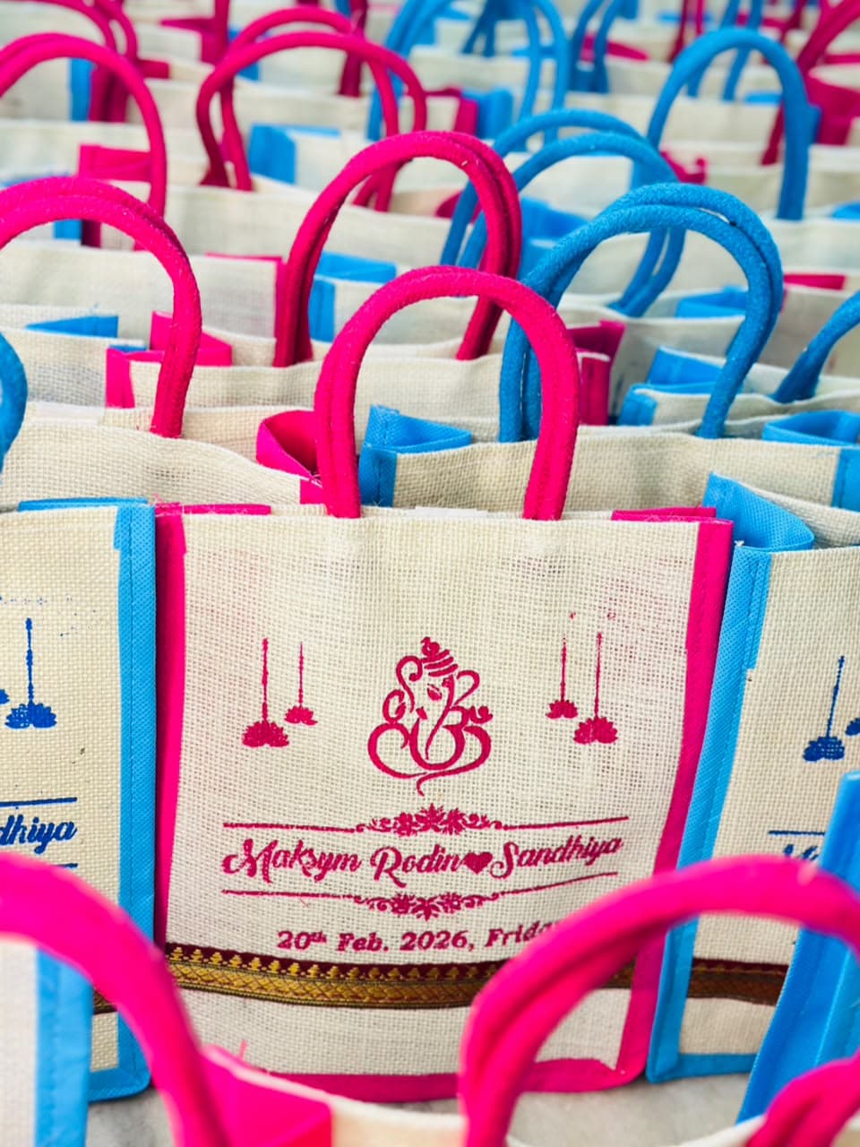 Non-Woven Jute Thamboolam Bag