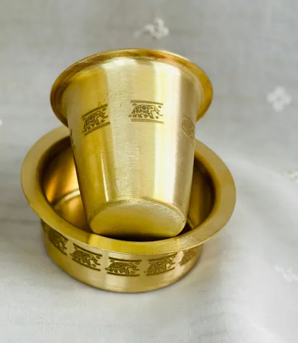 Elephant Etched Davara Set