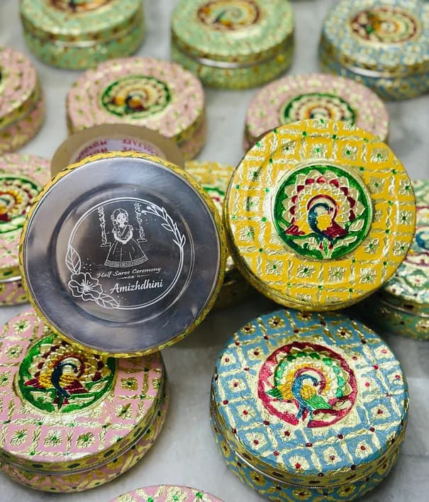 Meenakari Tiffin Box — image 1
