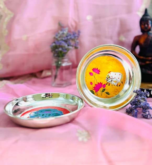 Meenakari Plate — 7 inch — image 1