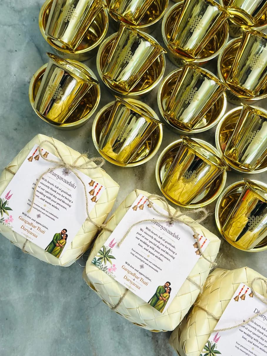 Wedding Combo — Palm Leaf Box