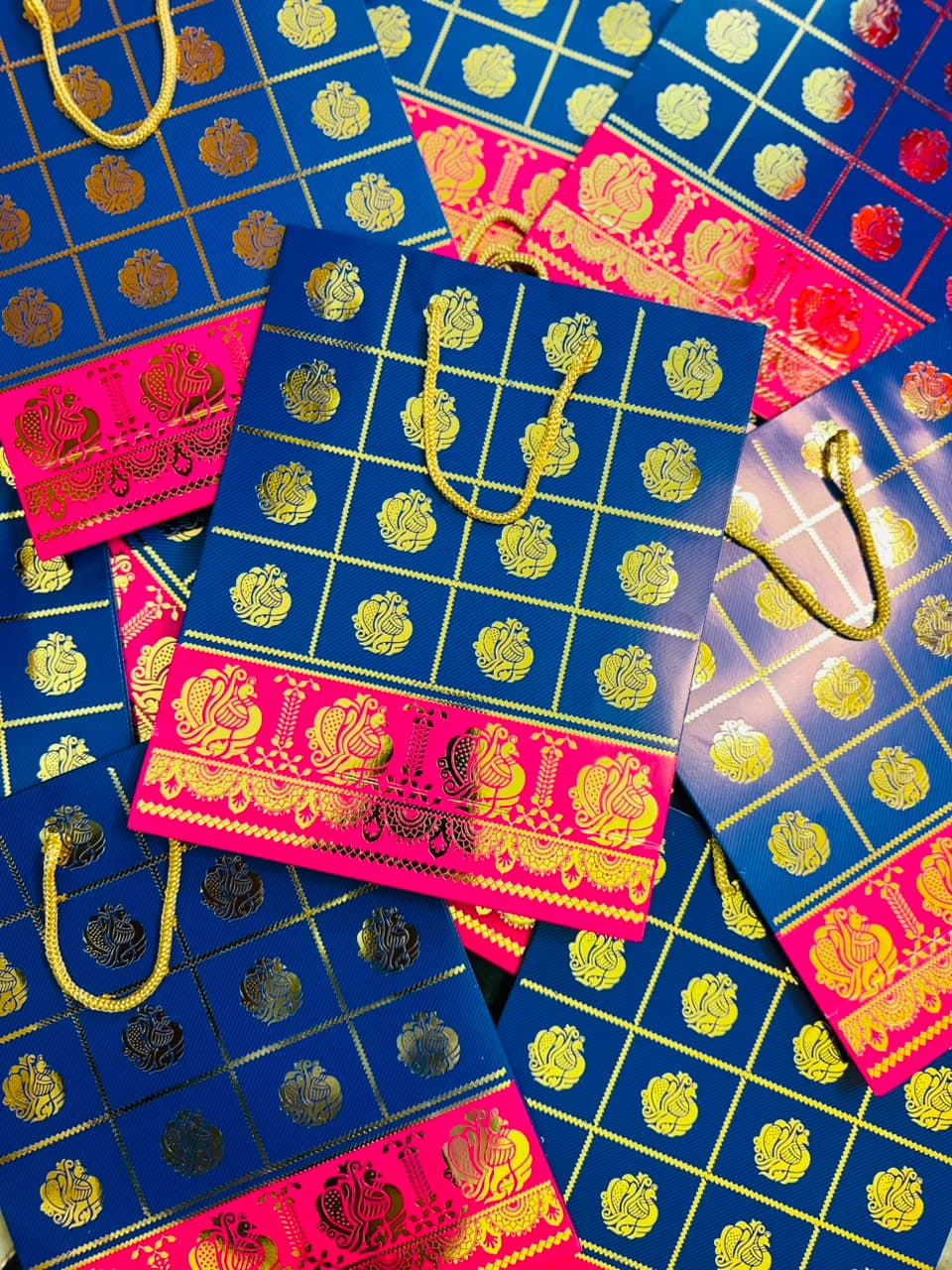 Annapakshi Gold Foil Bag